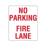 No Parking Fire Lane Sign